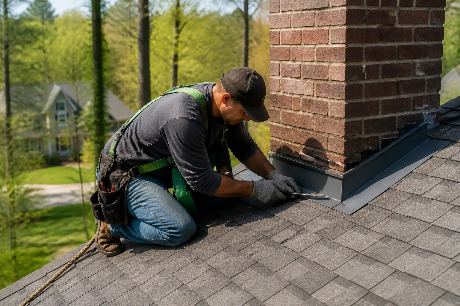 Roof Flashing Repair